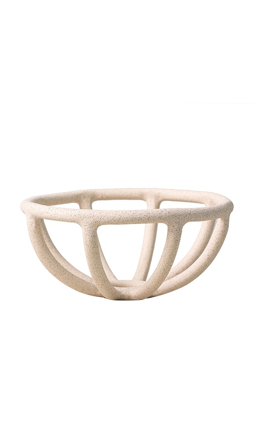 Sin Prong Medium Bowl In Neutral