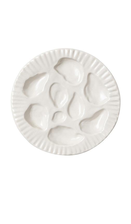 Sin Oyster Plate In White