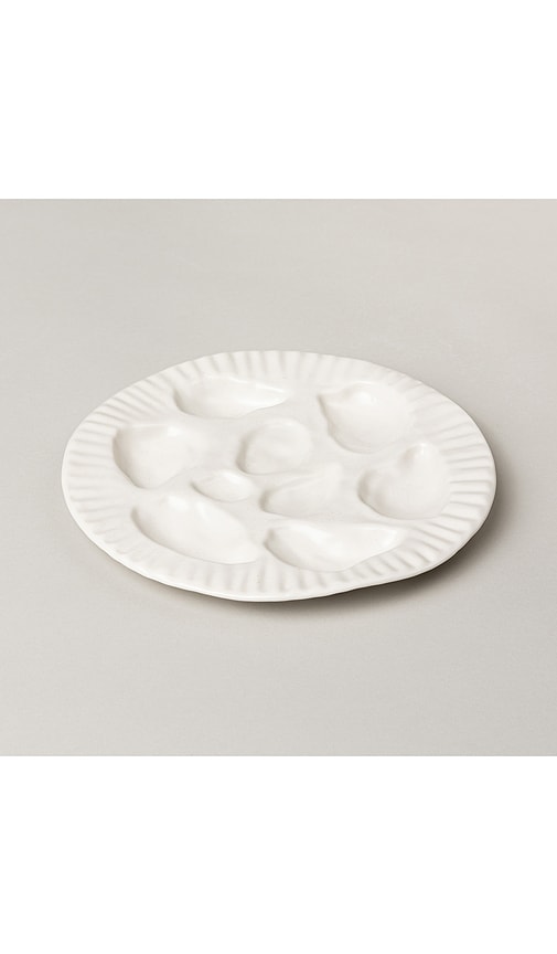 Sin Oyster Plate In White