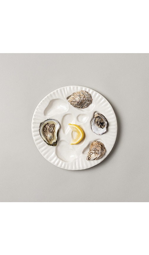  Sin Oyster Plate In White. 
