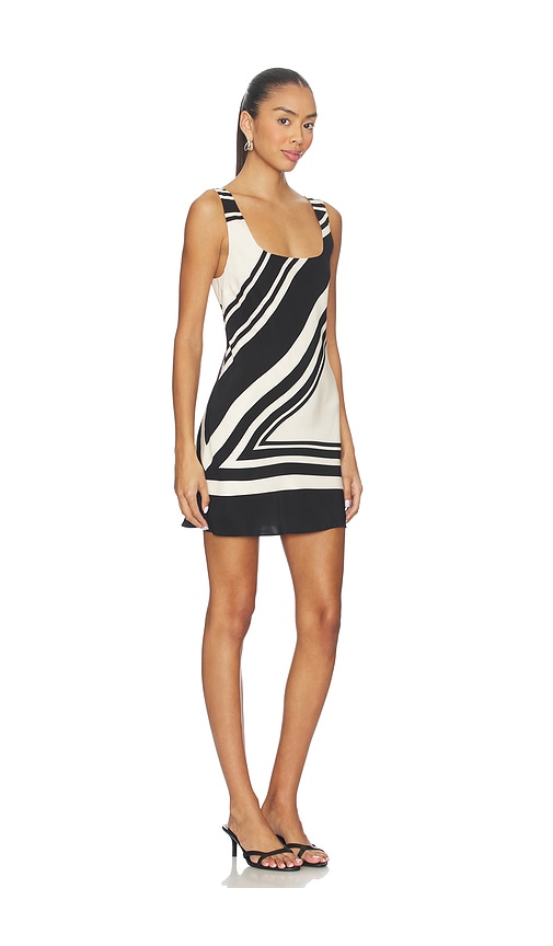 Sir Pietra Scoop Mini Dress In Black