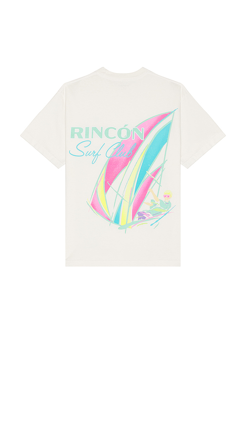 Shop Sixthreeseven Rincon Heavyweight Tee In Cream