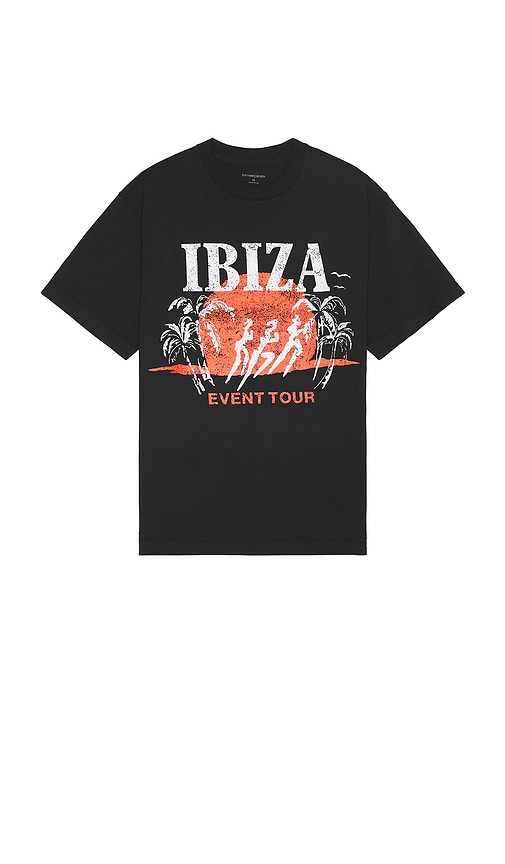 Sixthreeseven Ibiza Tour Heavyweight Tee In Black