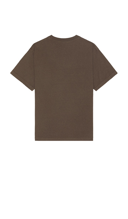 Shop Sixthreeseven Los Feliz Heavyweight Tee In Brown