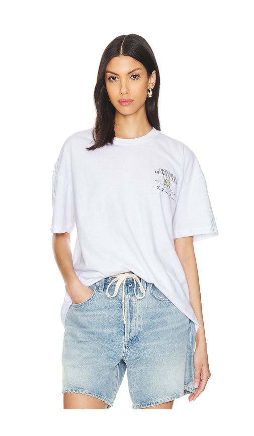 SIXTHREESEVEN Peanuts Okinawa Tee in White