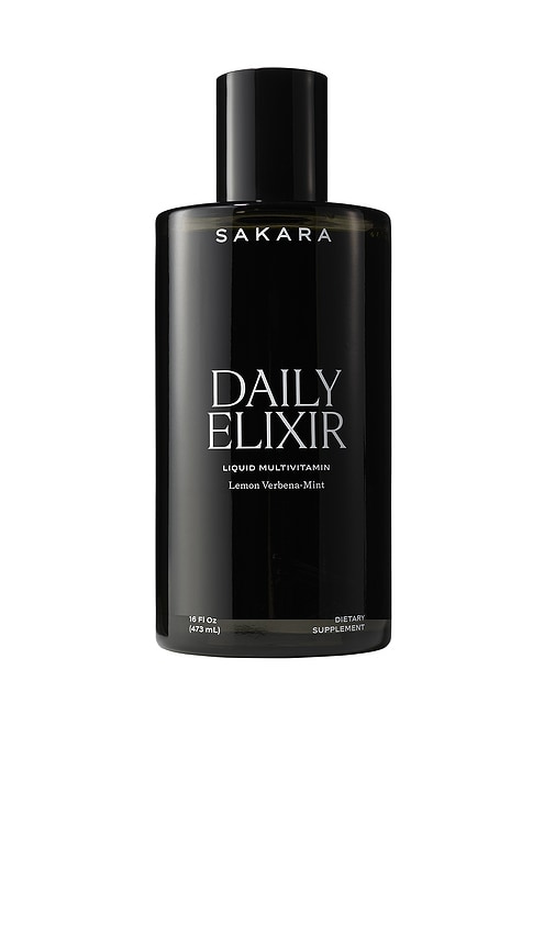 Sakara Daily Elixir Liquid Multivitamin In Black