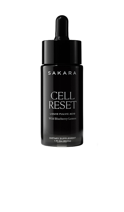 Sakara Cell Reset Liquid Fulvic Acid In Black