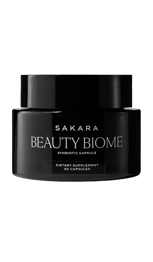 Sakara Beauty Biome Synbiotic Capsules In Black