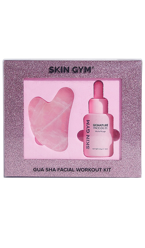 Skin Gym Facial Workout Kit Gua Sha And Signature Face Oil In N,a