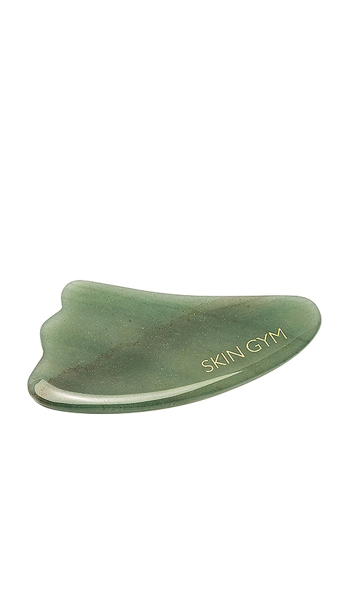 Skin Gym Jade Gua Sha Crystal Beauty Tool in Green