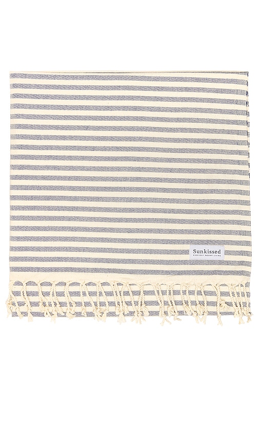 Shop Sunkissed Saint Tropez Sand Free Beach Towel In Navy