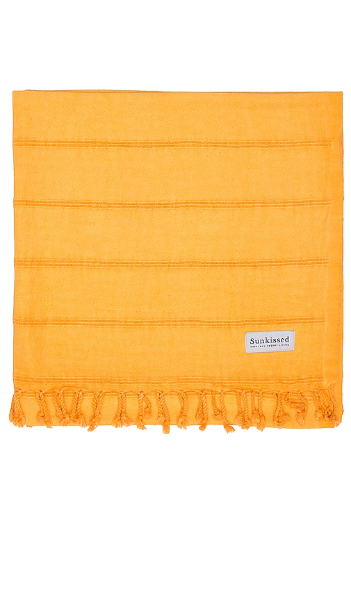 Shop Sunkissed Tuscany Sand Free Beach Towel In Yellow
