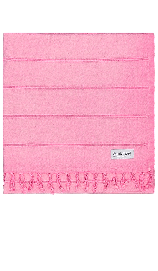 Shop Sunkissed Fiji Sand Free Beach Towel In Pink