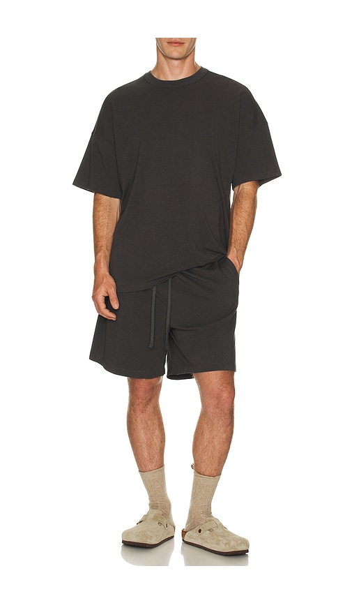 Skims Jersey Oversized T-shirt In Gray