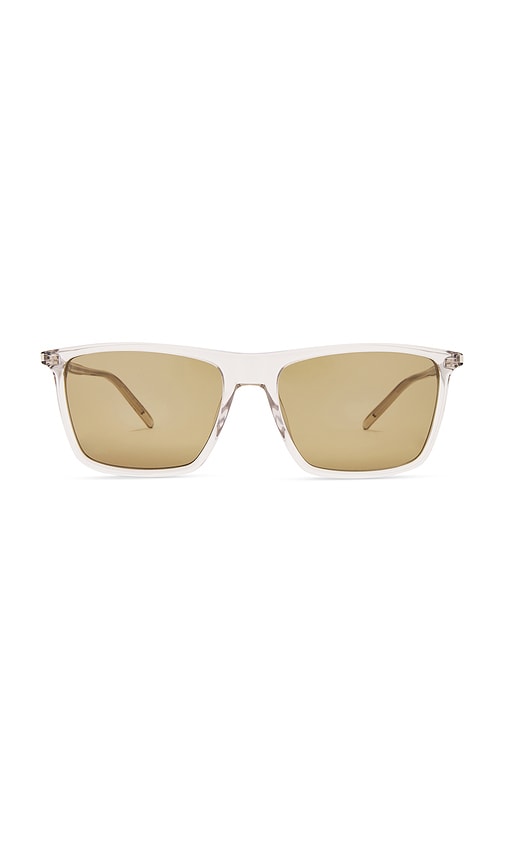 Shop Saint Laurent Sl 668 Sunglasses In Beige