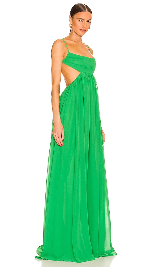  Sau Lee Kleid Giselle In Green. Größe 4. Also In 8. 