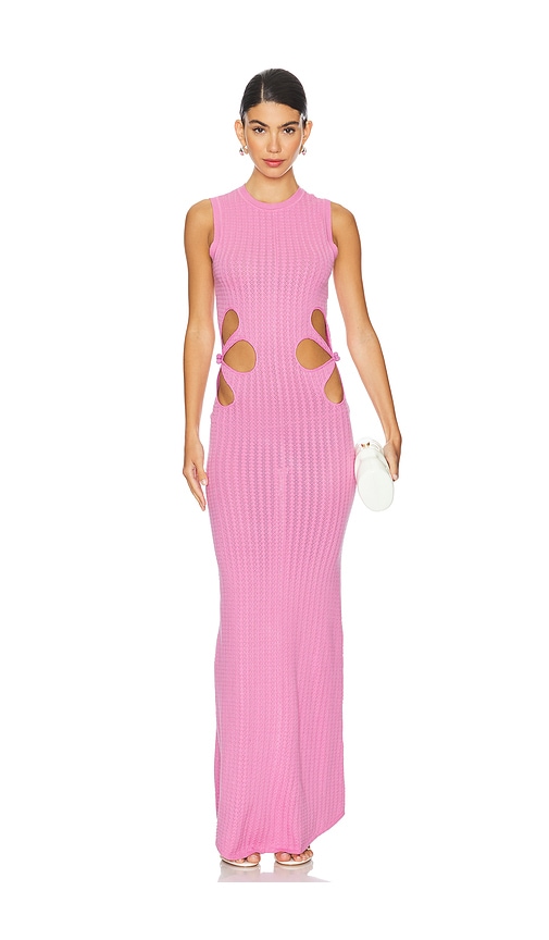 SAU LEE x REVOLVE Daria Knit Dress in Pink