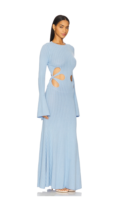 Sau Lee X Revolve Destiny Knit Dress In Baby Blue