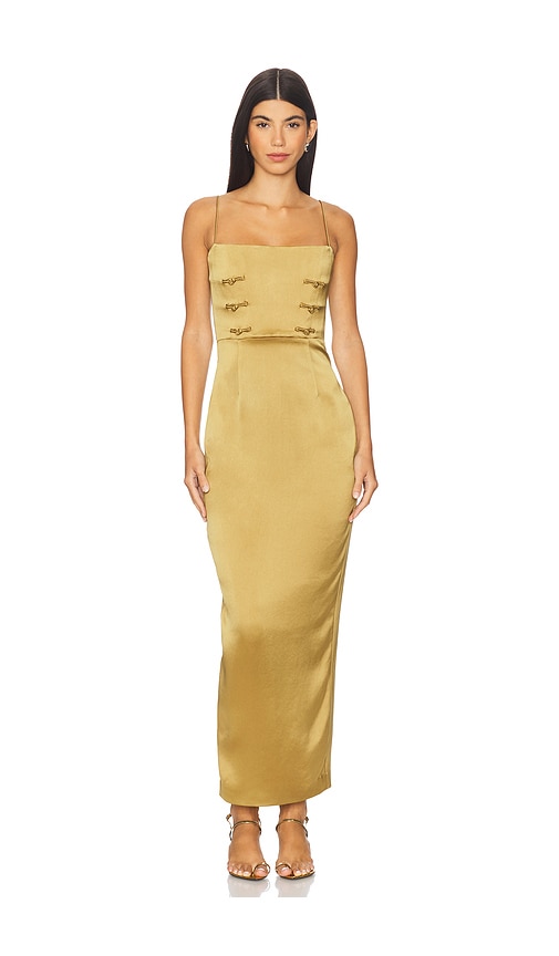 Taylor Dress in Olive. - size 8 (also in 0, 10, 12, 2, 4, 6)