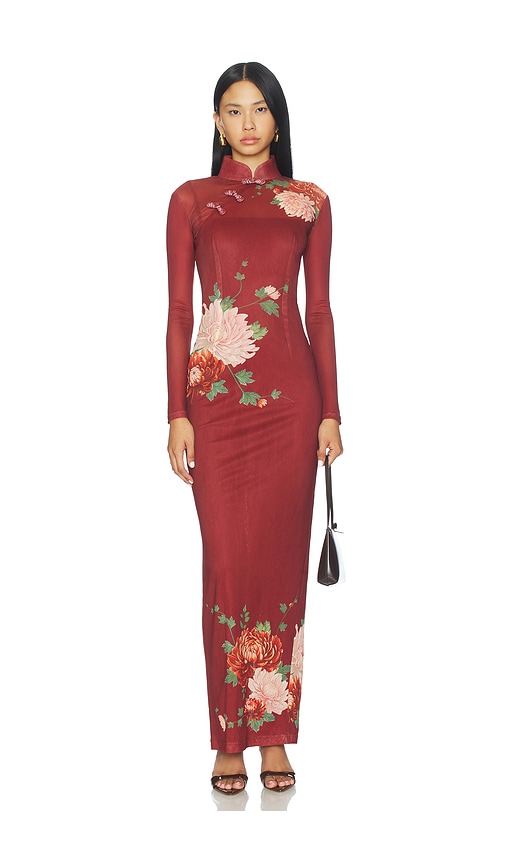 Kaia Dress by SAU LEE in Auburn