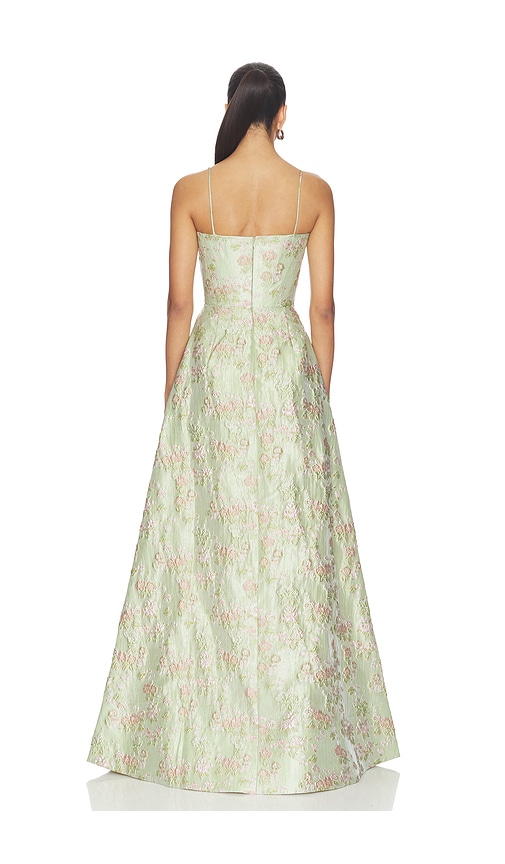  Sau Lee Abendkleid Andrea In Sage. Größe 00. Also In 0, 12. 