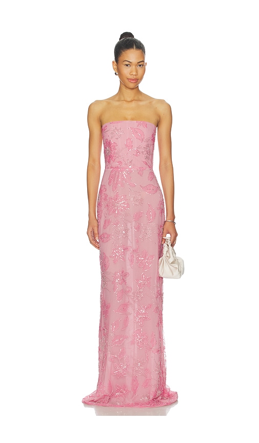 Courtney Maxi Dress by SAU LEE in Rose Pink