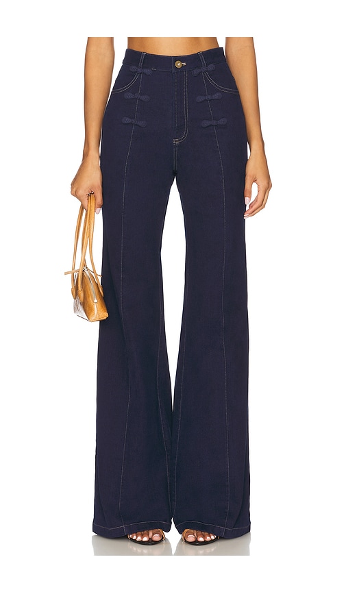 Dylan Denim Pant in Blue. - size 10 (also in 0)