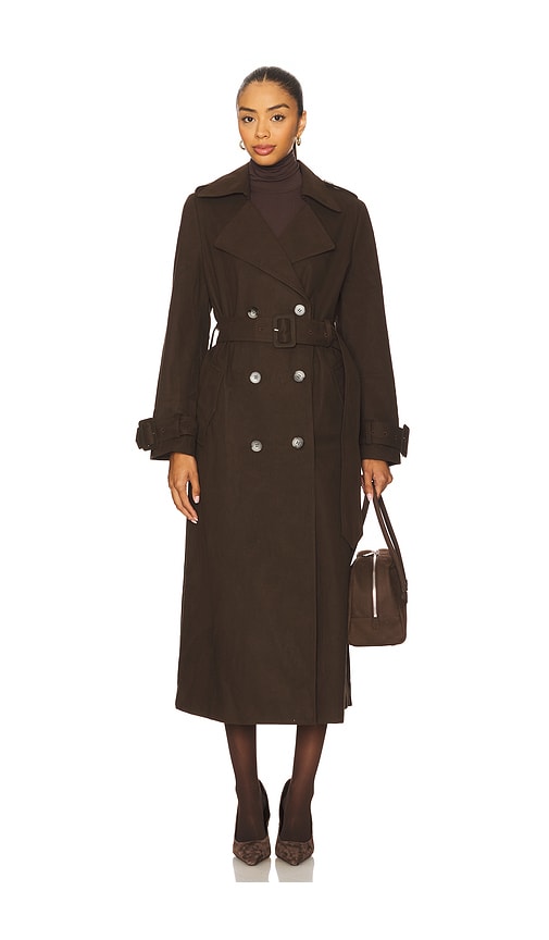 SAU LEE Nevada Trench Coat