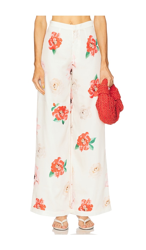 Elba Pant in White. - size 8 (also in 0, 10, 12, 2, 4, 6)