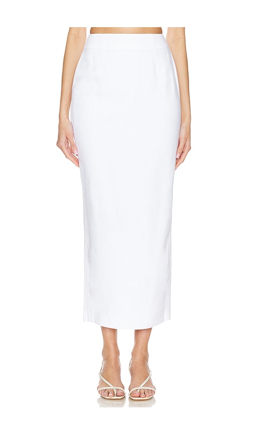 Shop Sau Lee Capri Skirt In White