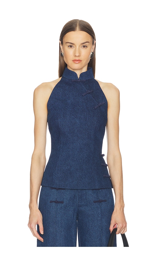 Ezra Denim Top