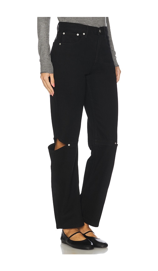 Still Here Cowgirl Wide Leg Jeans In Black