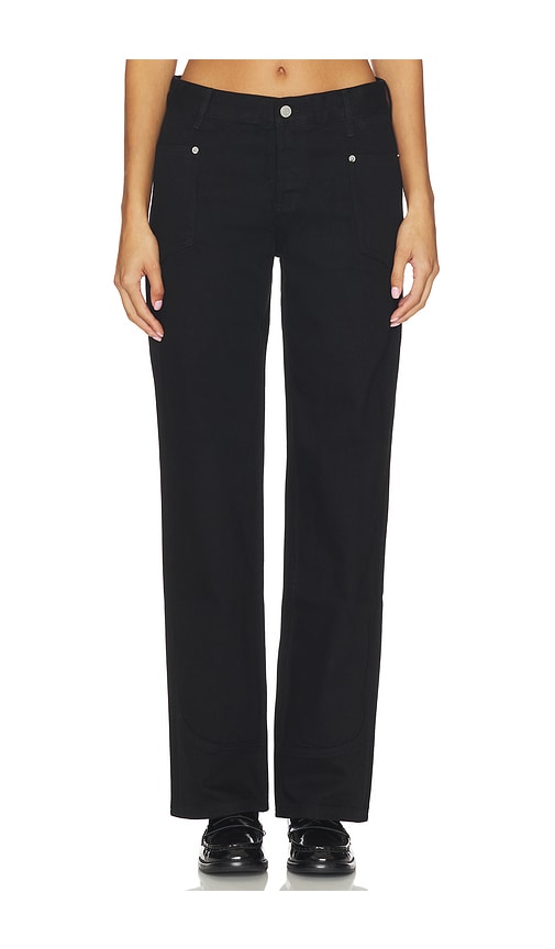 Still Here Supply Wide Leg Jeans In Black