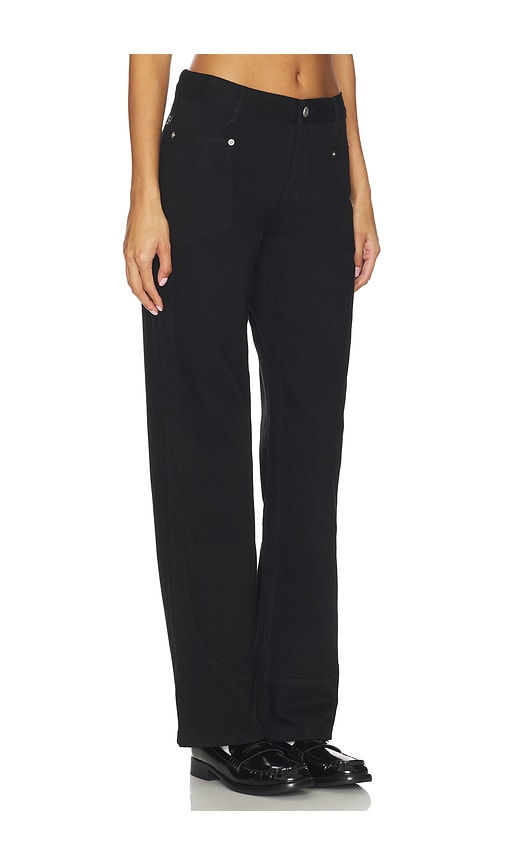 Still Here Supply Wide Leg Jeans In Black
