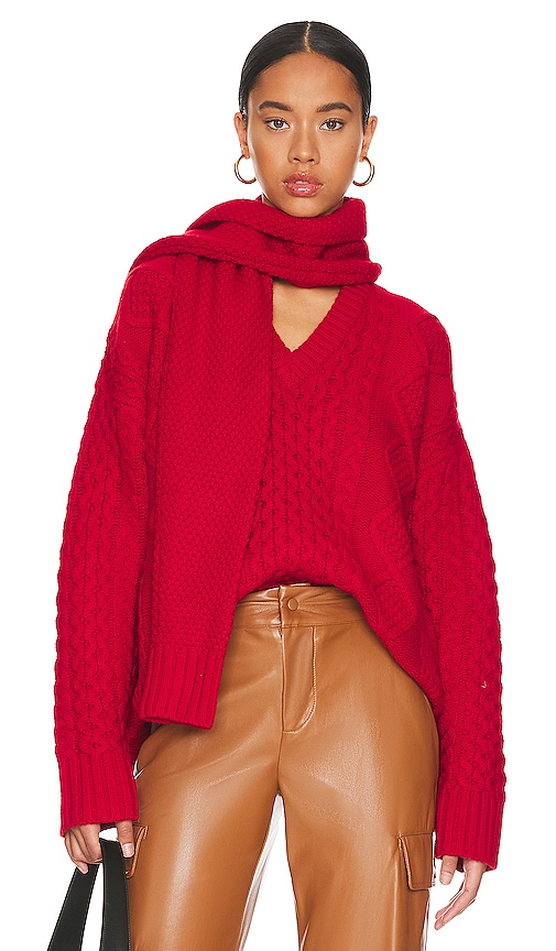 Still Here Minnesota Sweater in Red