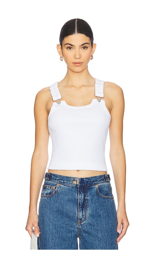 Mississippi Tank in White. - size XL/1X (also in L, S)