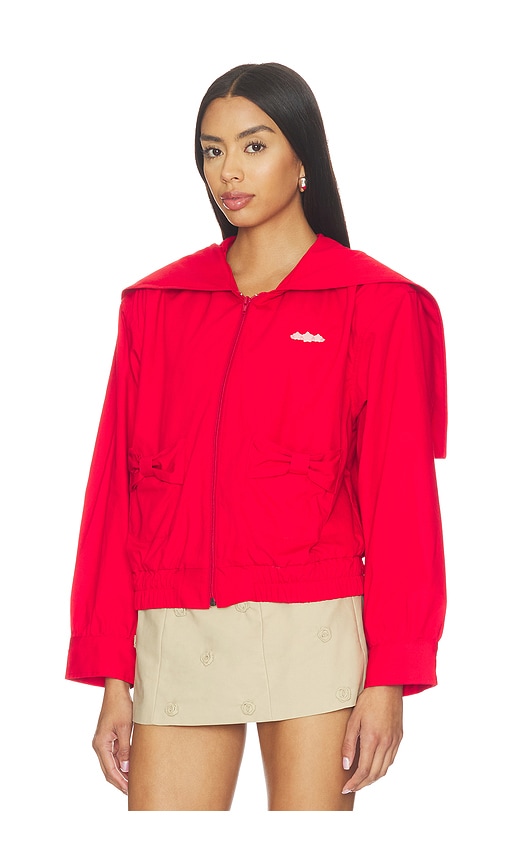  Sandy Liang Jacke Farro In Red. Größe Xs. Also In S, M, L. 