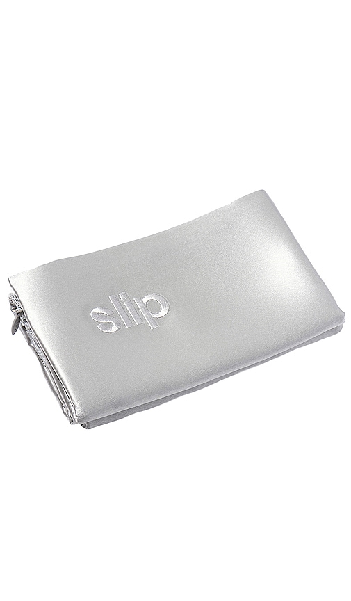 Shop Slip Queen/standard Pure Silk Pillowcase In Silver