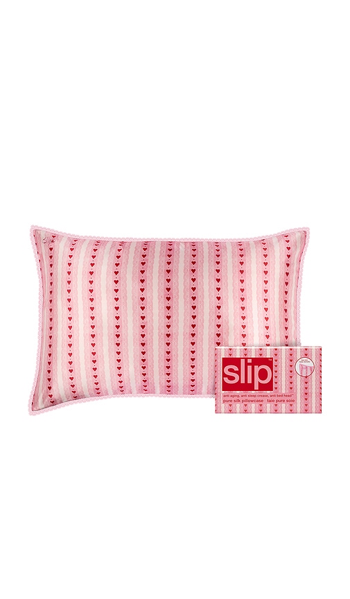 slip Pure Silk Queen Pillowcase With Lace Trim | Thumbnail 3