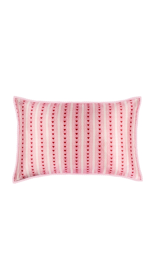  Slip Funda De Almohada Tamaño Queen De Seda Pura Con Ribete De Encaje Pure Silk Queen Pillowcase With Lace Trim En Color Rosado Talla All . 