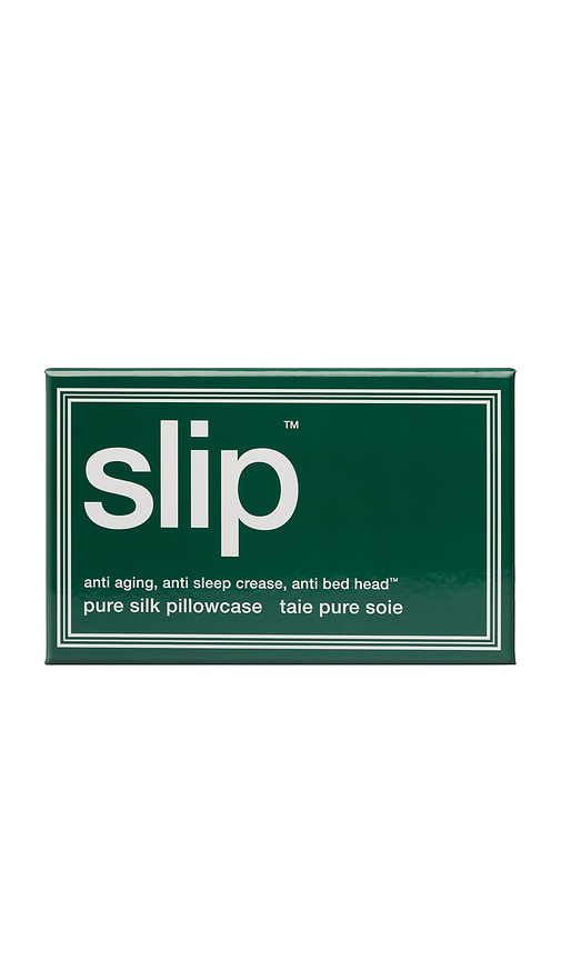  Slip Pure Silk Queen Pillowcase In Green. 
