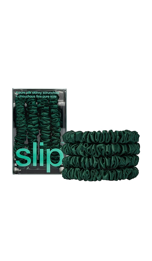 Skinny Scrunchies Set Of 4 in Forest