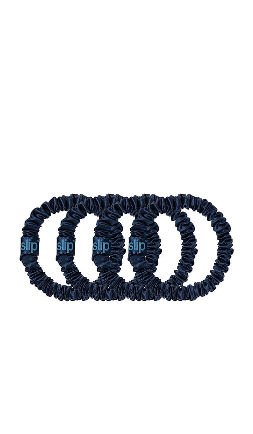 Slip Skinny Scrunchies Set Of 4 In Blue