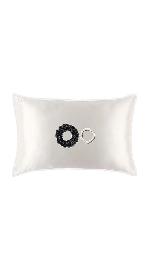 Slip Queen Pillowcase And Scrunchie Gift Set In Multi