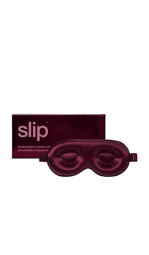 Slip Contour Sleep Mask In Red