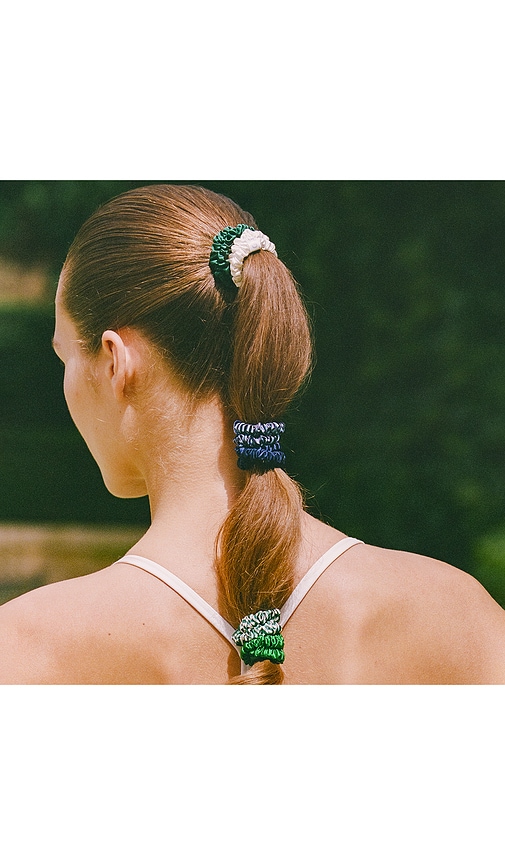 slip Pure Silk Skinny Scrunchies Set Of 6 With a Pouch | Thumbnail 8