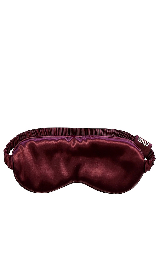 slip Pure Silk Sleep Mask in Plum