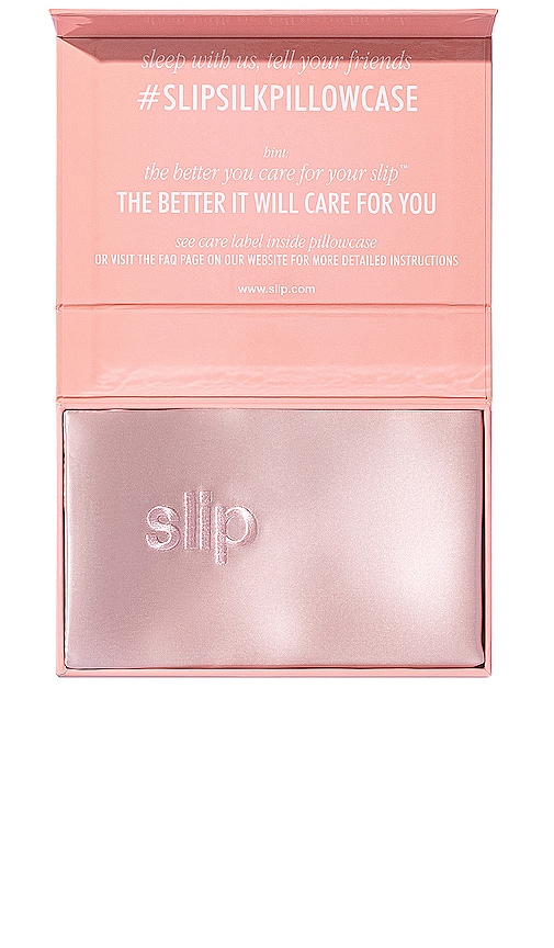  Slip Queen/standard Pure Silk Pillowcase In Pink. 