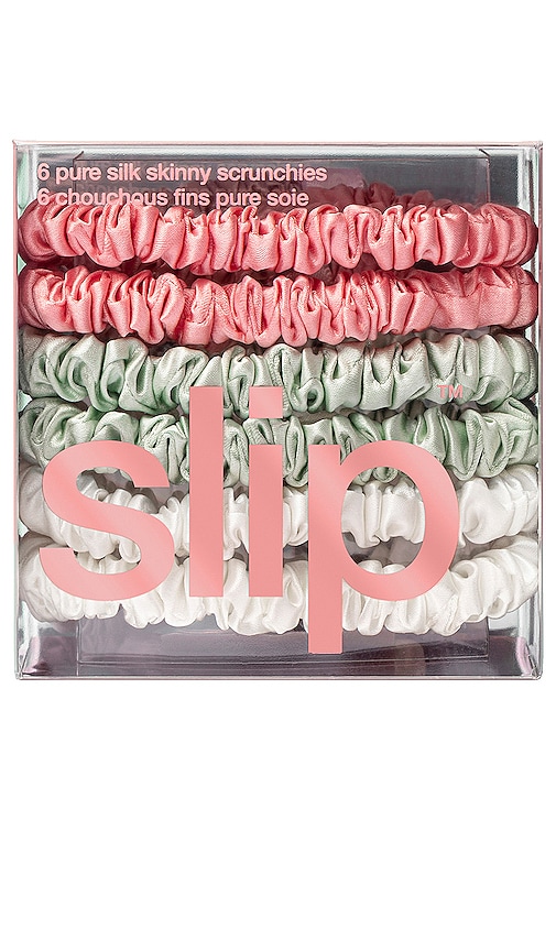  Slip Scrunchie-haargummis Im Set Skinny Scrunchies Set Of 6. 