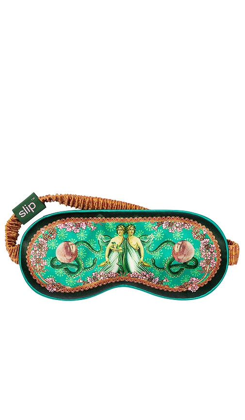  Slip Sleep Mask In Green. 